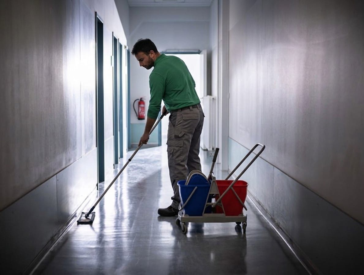 Lavaggio e trattamento di pavimentazioni industriali